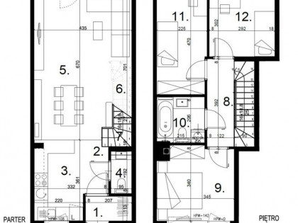 Bezczynszowy segment z ogródkiem obok lasu