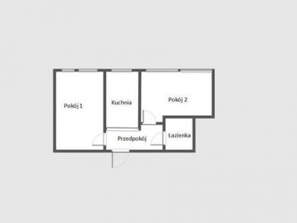 Rozkładowe 2 pokoje do remontu - Szczepin