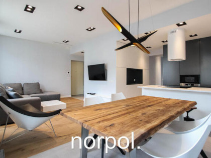 Nowoczesny apartament Angel Wawel | 2 sypialnie, balkon | basen, siłownia, sauny