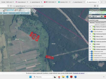 Sprzedam działki okazja gołąb gm Puławy 2,59ha złoża zamiana