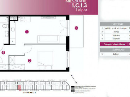 Piękne mieszkanie 2pok. z balkonem w zielonej okolicy, ogrzewannie miejskie