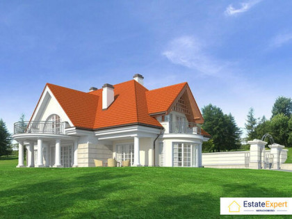 Dom w stanie surowym zamkniętym w malowniczej okolicy