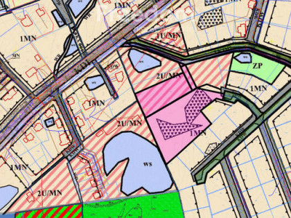 Działki 1MN i 2U/MN 10 400 m² pod inwestycję