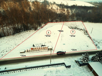 Działki zagrodowe w Parkoszowicach obok Miechowa