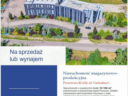 Nieruchomość magazynowo produkcyjna, Pyrzowice 42-624