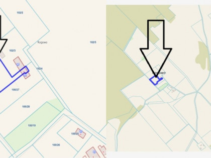 Działka zabudowana Barkowo