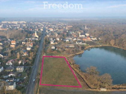 Działka budowlana 65 ar z widokiem na staw