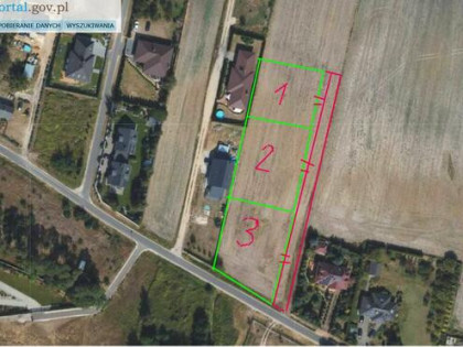 Działka budowlana w Bogucinie – 10 min od Włocławka, media w