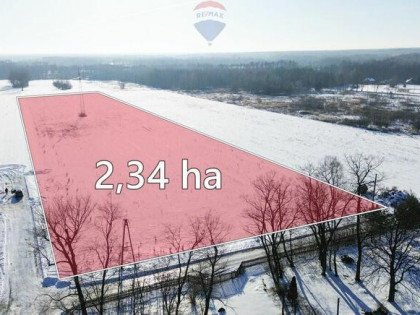 Działka siedliskowa 2,34 ha Grzmiąca/Żabia Wola