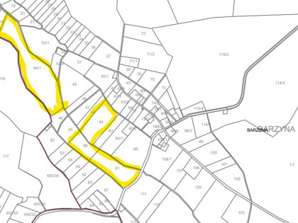 Działki role w Barzynie