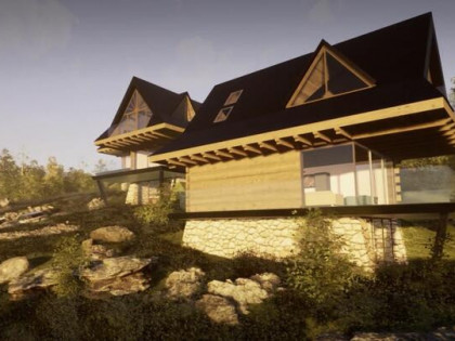 Kościelisko działka budowlana z pozwoleniem na budowę 3 bud