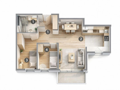 ⭐ Okazja3 pietro gotowe do odbioru na zachód ⭐