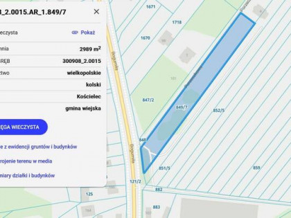 Działka przy ul. Bogumiła