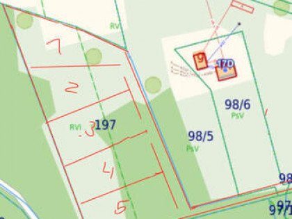 Działki siedliskowe o powierzchni 1850 m2 w Mikorzycach.