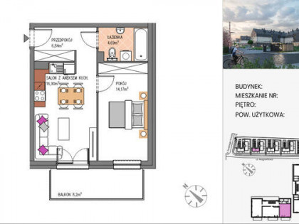 Piękne mieszkanie z balkonem, miejsce postojowe oraz komórka w cenie mieszkania