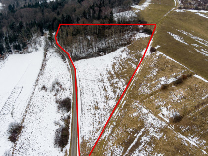 Działka widokowa Zborowice - gm. Ciężkowice!