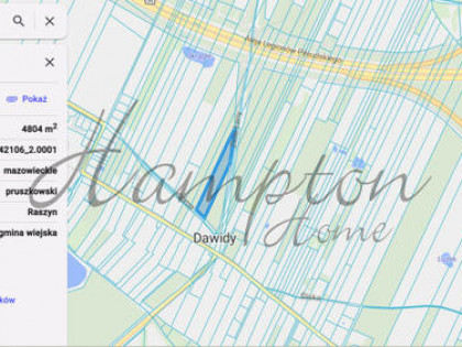 Działka usługowa Dawidy gm. Raszyn,