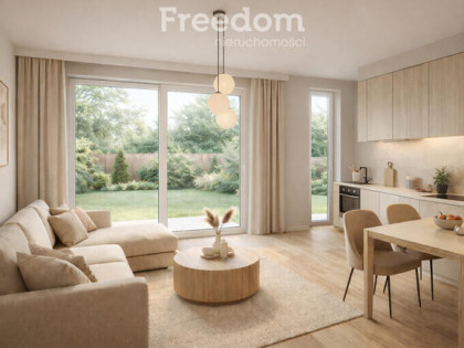 Nowe mieszkanie 2 pokojowe z ogrodem 26m2