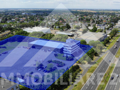 Kompleks biurowy magazynowy 1592m2 z magazynem i parkingiem