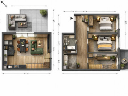 ⭐️ 4 pokoje Brynów Meteorologów taras 22m ⭐️