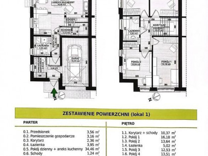 Bliźniak 5pokoi+garaż+ogródek, Mierzyn!!!