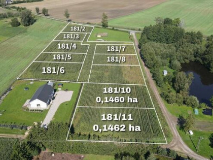 Działki budowlane Szylina / od 13 do 21 arów / media / WZ