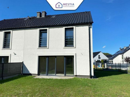 Nowoczesny dom bliźniak - Warzymice ul. Turkusowa