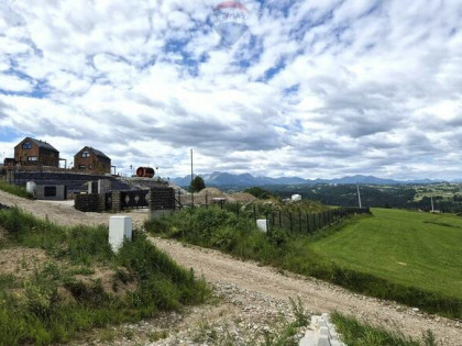 Działka w Rzepiskach z widokiem na Tatry.
