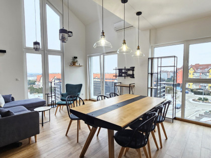 Apartament z antresolą | taras + balkon | Przecław