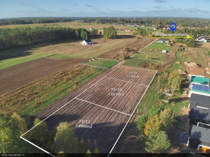 dwie  działki  Skrybicze  nowa niska zabudowa