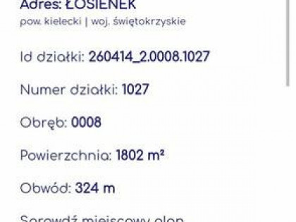 Sprzedam las dwie działki