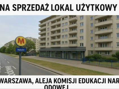 Bezpośrednio. Lokal usługowy 50 metrów od stacji metra, przy al K.E.N.