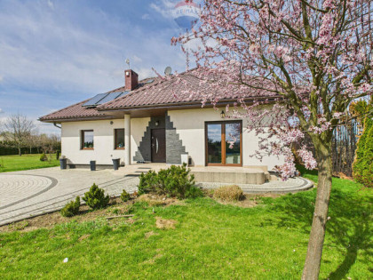 Dom z ogrodem i budynkiem pod działalność