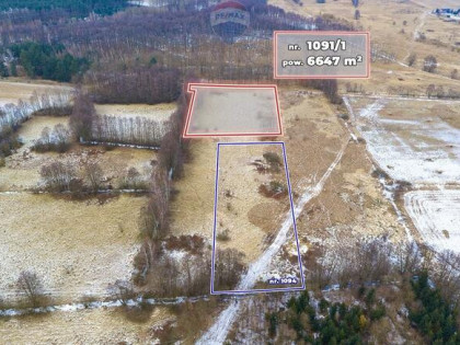 Działka rolna o pow.  6.647 m²