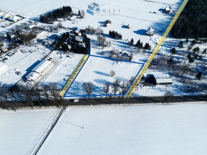 Działka usługowa Burkat gm. Działdowo