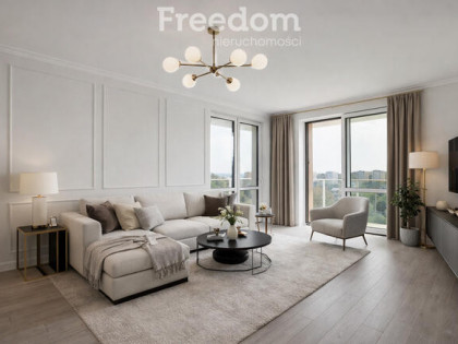 Czteropokojowe mieszkanie z pięknym widokiem