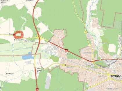 Działka budowlana Kruszyn gm. Sicienko