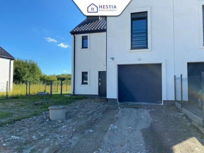 Nowoczesny dom bliźniak - Warzymice ul. Turkusowa