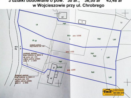3 działki budowlane w Wojcieszowie