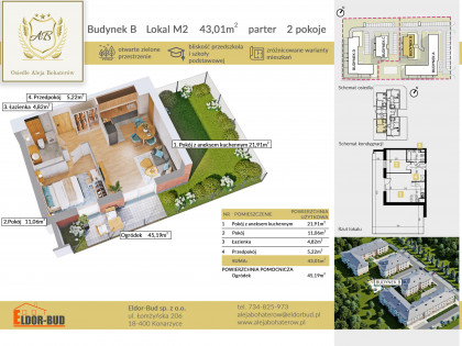 Mieszkanie Ostrów Mazowiecka rynek pierwotny ul. płk. Dyplomowanego Ludwika Bociańskiego