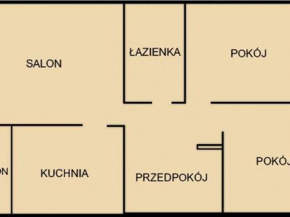 3 pokojowe mieszkanie, gotowe do zamieszkania