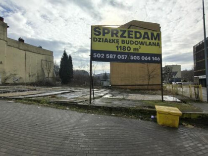 ATRAKCYJNA DZIAŁKA BUDOWLANA 1180 m2 Chorzów 3 Maja