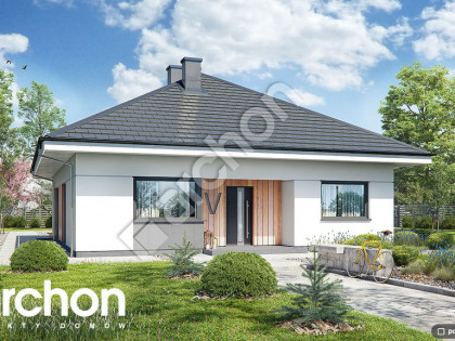 Nowoczesny parterowy dom.