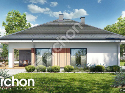 Nowoczesny parterowy dom.