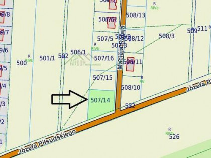 Działka budowlana Dąbcze gm. Rydzyna, Macieja Rataja