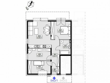 Mieszkanie piętrowe z tarasem na dachu | Apartamenty Zalesie