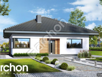 Nowoczesny parterowy dom.