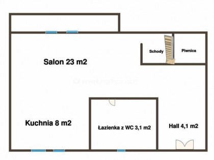 Zalesie, Zadzim Szeregowiec 80 m2, Działka 331 m2