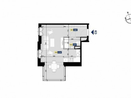 Apartament C9 - Stan deweloperski | Apartamenty Złota