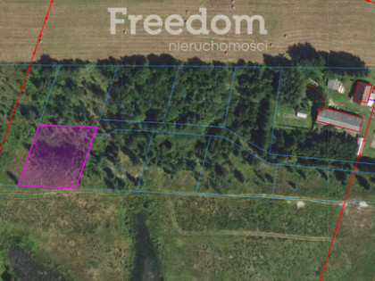 Malownicza działka 750m od jez Narie Warmia Mazury